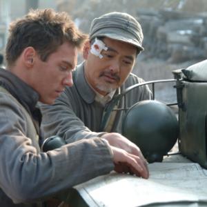 Still of Yun-Fat Chow and Jonathan Rhys Meyers in The Children of Huang Shi (2008)