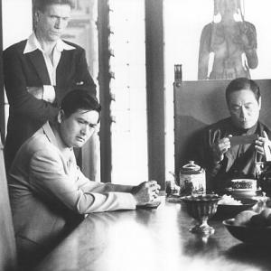 Still of YunFat Chow Jrgen Prochnow and Kenneth Tsang in The Replacement Killers 1998