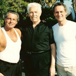 On the set of Silverfox a James Coburn pilot produced by Tom Selleck with guest stars Gianni Russo as the assasin and Stephen Poletti as mob boss Sonny Meyerson