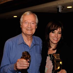 Parker Posey and Roger Corman