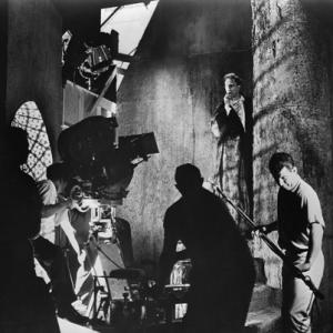 Pit and the Pendulem Vincent Price Roger Corman and crew 1961 American International Pictures