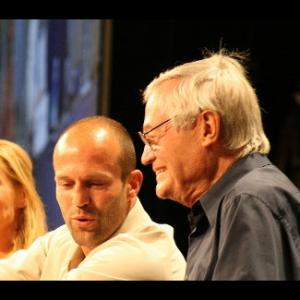 Joan Allen Roger Corman and Jason Statham at event of Mirties lenktynes 2008