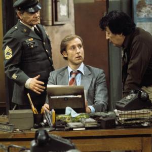 Still of James Cromwell, George Murdock and Jack Soo in Barney Miller (1974)