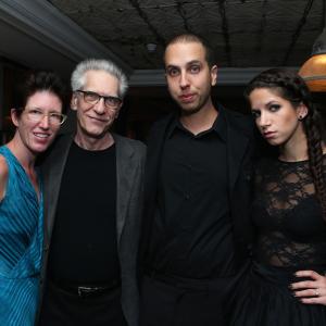 David Cronenberg, Brandon Cronenberg, Cassandra Cronenberg and Caitlin Cronenberg