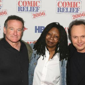 Whoopi Goldberg, Robin Williams and Billy Crystal at event of Comic Relief 2006 (2006)