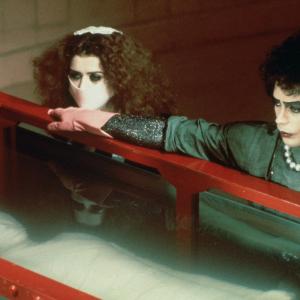 Still of Tim Curry and Patricia Quinn in The Rocky Horror Picture Show (1975)