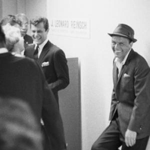Tony Curtis and Frank Sinatra at an event surrounding the Democratic National Convention