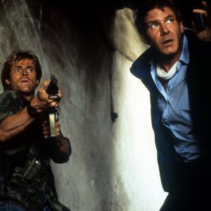 Still of Harrison Ford and Willem Dafoe in Clear and Present Danger 1994