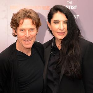 Willem Dafoe and Marina Abramovic at event of Marina Abramovic The Artist Is Present 2012