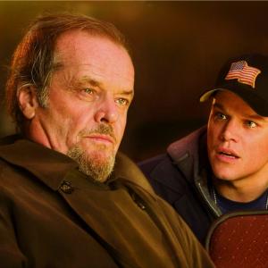 Still of Jack Nicholson and Matt Damon in Infiltruoti 2006