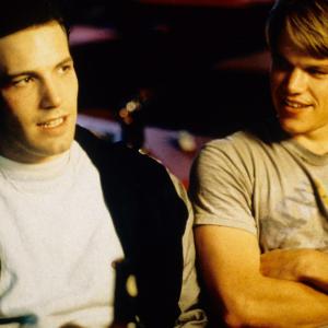 Still of Ben Affleck and Matt Damon in Gerasis Vilas Hantingas 1997