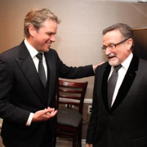Robin Williams and Matt Damon