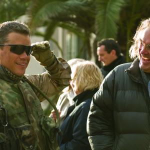Still of Matt Damon and Paul Greengrass in Green Zone 2010