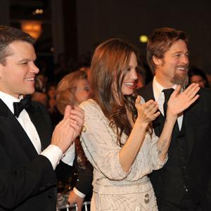 Brad Pitt, Matt Damon and Angelina Jolie