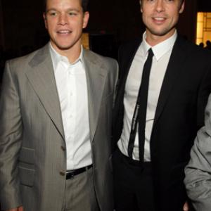Brad Pitt and Matt Damon