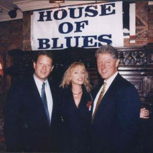 With PResident Bill Clinton and Vicepresident Al Gore at a Fundraiser