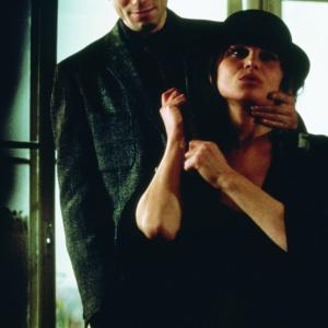 Still of Daniel DayLewis and Lena Olin in The Unbearable Lightness of Being 1988