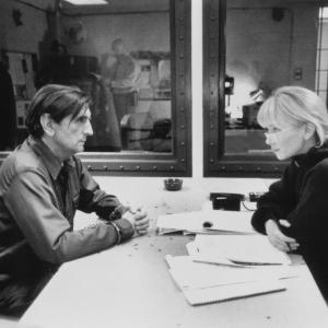 Still of Rebecca De Mornay and Harry Dean Stanton in Never Talk to Strangers (1995)