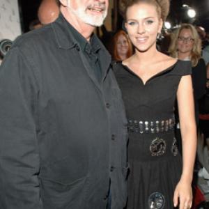 Brian De Palma and Scarlett Johansson at event of The Black Dahlia (2006)