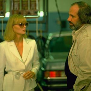 Michelle Pfeiffer and Brian De Palma in Scarface (1983)