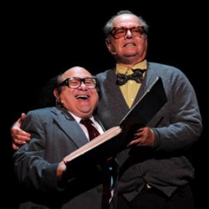 Jack Nicholson and Danny DeVito at event of The Rocky Horror Picture Show (1975)