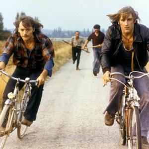 Still of Gérard Depardieu and Patrick Dewaere in Les valseuses (1974)
