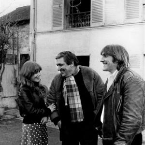Still of Grard Depardieu Isabelle Huppert and Maurice Pialat in Loulou 1980