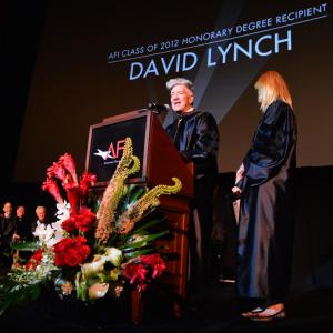 David Lynch and Laura Dern