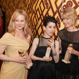 The Golden Globe Awards  66th Annual After Party Laura Linney Sally Hawkins Laura Dern