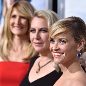 Laura Dern Reese Witherspoon and Cheryl Strayed at event of Laukine 2014