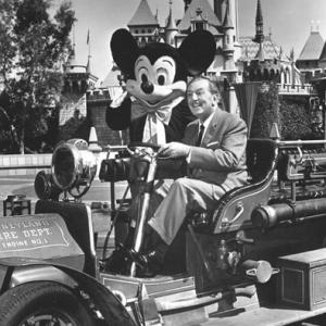 Walt Disney at Disneyland 1960s