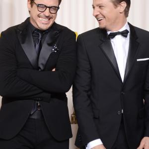 Robert Downey Jr. and Jeremy Renner