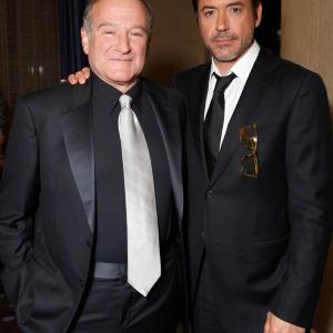 Robin Williams and Robert Downey Jr.