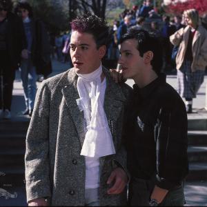Still of Robert Downey Jr. and Keith Gordon in Back to School (1986)