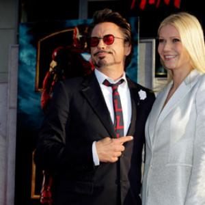Robert Downey Jr and Gwyneth Paltrow at event of Gelezinis zmogus 2 2010