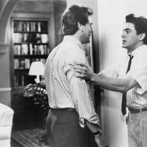 Still of Robert Downey Jr. and Ryan O'Neal in Chances Are (1989)