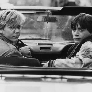 Still of Robert Downey Jr and Kiefer Sutherland in 1969 1988