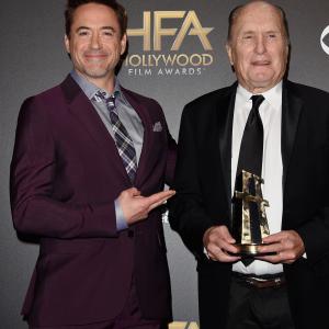 Robert Downey Jr and Robert Duvall at event of Hollywood Film Awards 2014