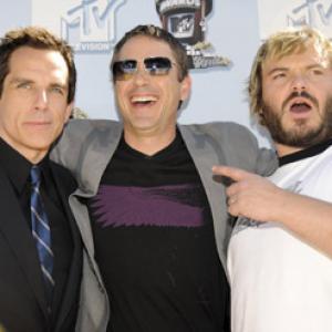 Robert Downey Jr., Ben Stiller and Jack Black at event of 2008 MTV Movie Awards (2008)