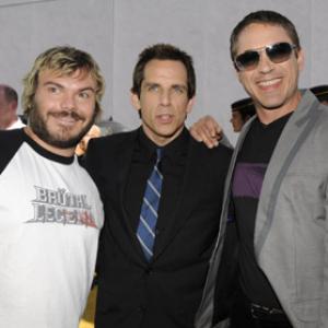 Robert Downey Jr Ben Stiller and Jack Black at event of 2008 MTV Movie Awards 2008