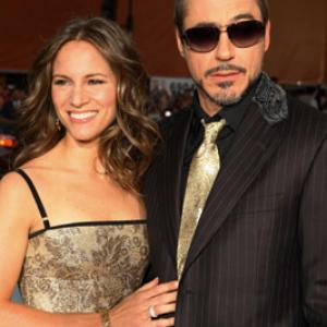 Robert Downey Jr. and Susan Downey at event of Gelezinis zmogus (2008)