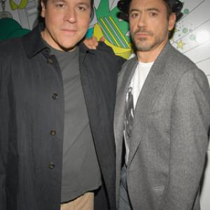 Robert Downey Jr. and Jon Favreau