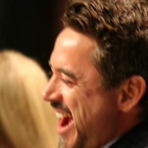 Another reaction shot of Robert Downey Jr just after seeing the Iron Man footage for the first time at ComicCon 2007