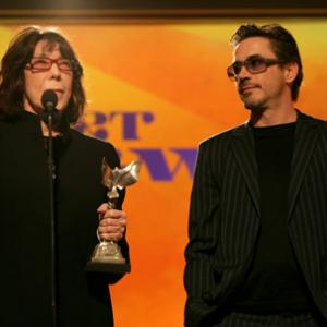Robert Downey Jr and Lily Tomlin