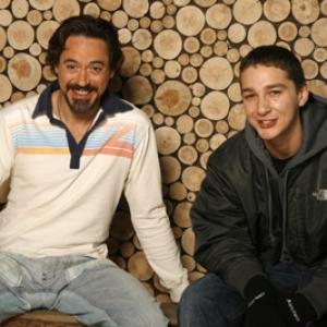 Robert Downey Jr and Shia LaBeouf at event of A Guide to Recognizing Your Saints 2006