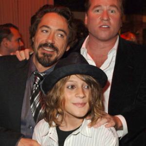Val Kilmer Robert Downey Jr and Indio Falconer Downey at event of Kiss Kiss Bang Bang 2005
