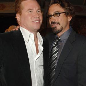 Val Kilmer and Robert Downey Jr at event of Kiss Kiss Bang Bang 2005