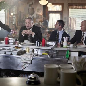 Still of Vincent DOnofrio Robert Downey Jr Robert Duvall and Jeremy Strong in Teisejas 2014