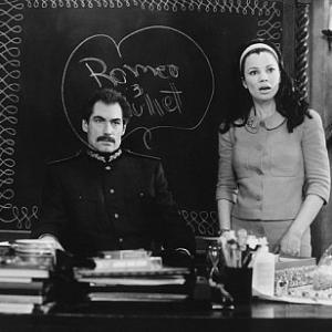 Still of Fran Drescher and Timothy Dalton in The Beautician and the Beast 1997