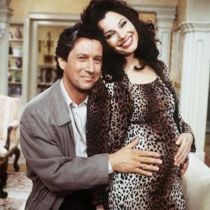 Still of Fran Drescher and Charles Shaughnessy in The Nanny 1993